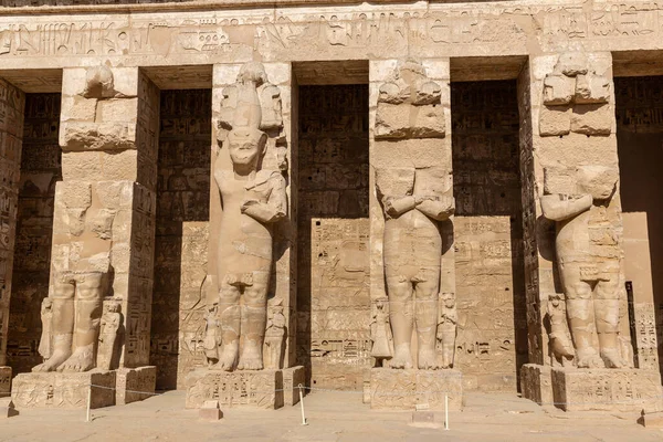 Medinet Habu Tempel Luxor Tal Des Königs Ägypten — Stockfoto