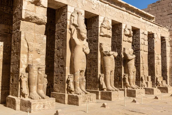 Medinet Habu Templo Luxor Valle Del Rey Egipto — Foto de Stock