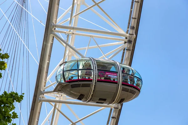 Londra Giugno 2022 Ruota Panoramica London Eye Una Soleggiata Giornata — Foto Stock