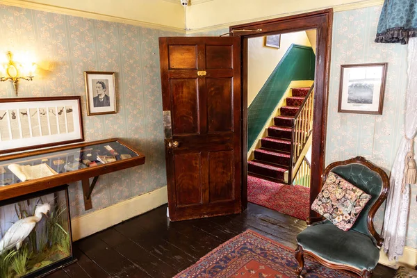 Londres Reino Unido Junio 2022 Vintage Interior Sherlock Holmes Museum —  Fotos de Stock