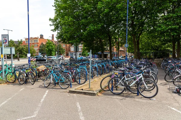 Oxford Royaume Uni Juin 2022 Parking Vélos Près Gare Oxford — Photo