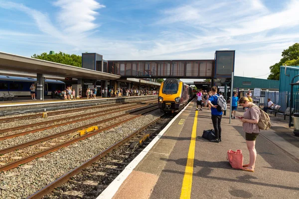 Oxford Reino Unido Junho 2022 Estação Ferroviária Oxford Dia Verão — Fotografia de Stock