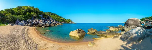 Panorama Beautiful Hin Wong Beach Koh Tao Island Thailand — Stock Photo, Image