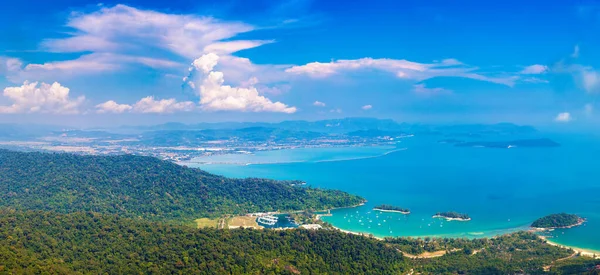 Panorama Van Langkawi Eiland Maleisië Een Zonnige Dag — Stockfoto