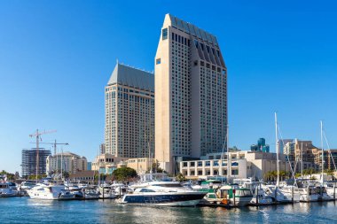 San Diego Körfezi marina bölgesi, California, ABD