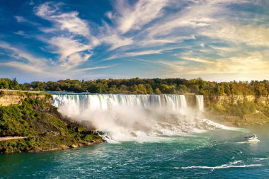Kanada 'nın Niagara Şelaleleri, Amerika Şelaleleri, Niagara Şelaleleri, Ontario, Kanada