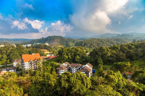Panoramiczny Widok Lotu Ptaka Cameron Highlands Resort Malezja — Zdjęcie stockowe