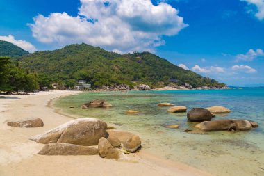 Koh Samui adasındaki Silver Beach, Tayland 'da bir yaz günü
