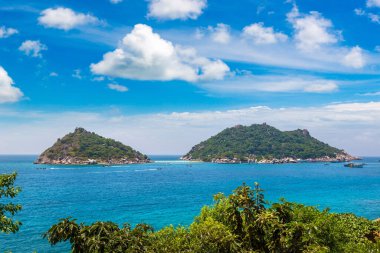 Nang Yuan Adası bir yaz günü, Tayland