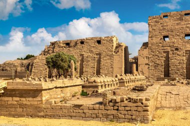 Karnak temple in a sunny day, Luxor, Egypt