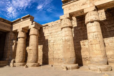Luxor 'daki Medinet Habu tapınağı, Kral Vadisi, Mısır