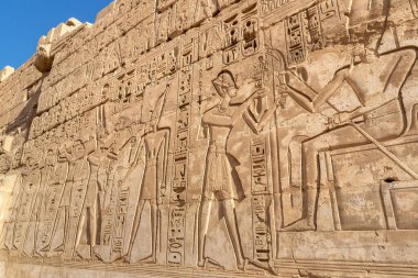 Luxor 'daki Medinet Habu tapınağı, Kral Vadisi, Mısır