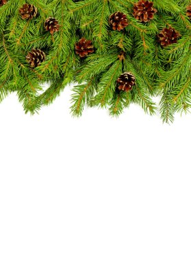 Noel arkaplanı beyaz koni ile izole