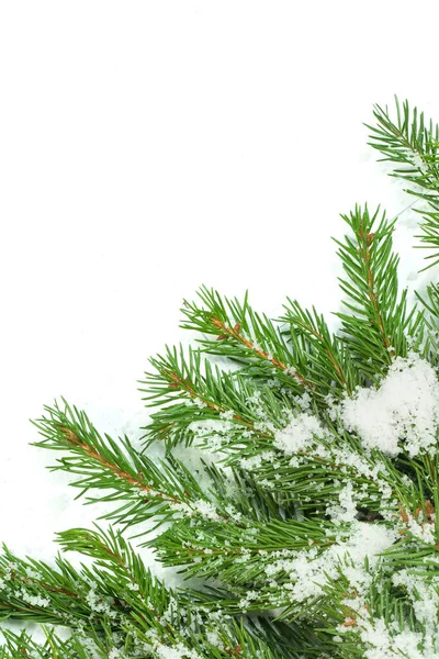 Рождественский Фон Белым Снегом — стоковое фото