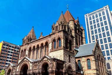 Trinity Kilisesi Copley Meydanı'Boston, Massachusetts, ABD