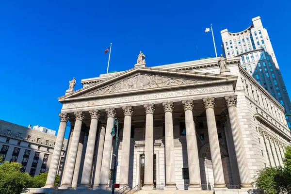 Oberster Gerichtshof Des Bezirks New York City Usa — Stockfoto