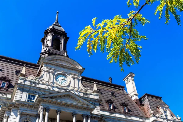 Montreal City Hall Montreal Dia Ensolarado Quebec Canadá — Fotografia de Stock