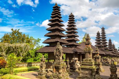 Taman Ayun Tapınağı Bali, Endonezya güneşli bir günde