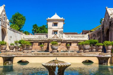 Taman Sari su sarayı Yogyakarta, Java adası, Endonezya