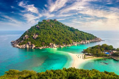 Nang Yuan Adası, Koh Tao, Tayland bir yaz günü