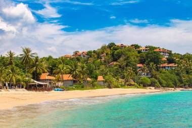 Klong Toab plajı, Koh Lanta Yai Adası, Tayland güneşli bir günde