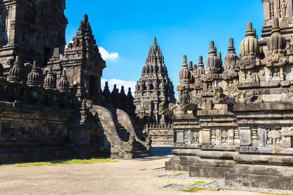 Tempio Prambanan Vicino Alla Città Yogyakarta Giava Centrale Indonesia — Foto Stock