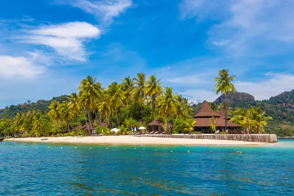Tropická Pláž Ostrově Koh Mook Koh Muk Thajsko Stock Snímky