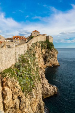 Eski şehirde Dubrovnik bir güzel yaz günü, Hırvatistan