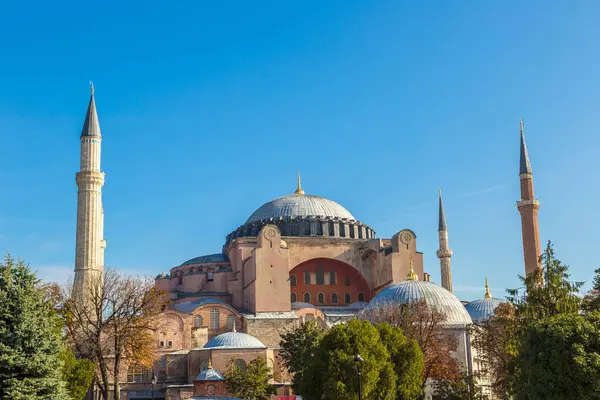 Hagia Sophia Istanbul Turkey Beautiful Summer Day — Stock Photo, Image