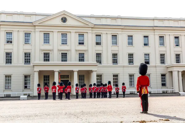 Londýn Velká Británie Září 2023 Changing Guard Ceremony Wellington Barracks Stock Snímky
