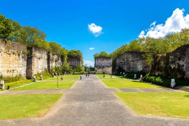 BALI, INDONEZYA - 28 Şubat 2020: Bali, Endonezya 'daki GWK Wisnu Kencana Kültür Parkı