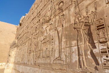 Medinet Habu temple in Luxor, Valley of King, Egypt