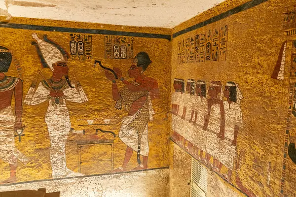 Krallar Vadisi 'nde Firavun Tutankamon' un Mezarı, Luxor, Mısır