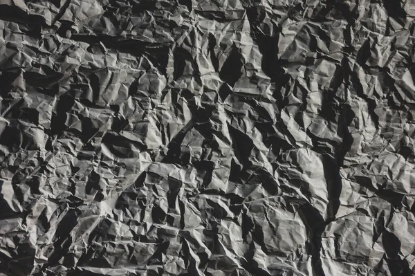 Művészet Háttér Kreatív Tervezés Papír Textúra Gyűrött Redők Szürke Ezüst — Stock Fotó