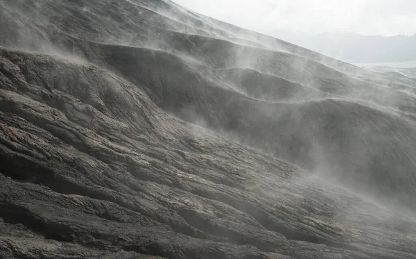 Lava Solidificante Sfondo Naturale Una Roccia Geologica — Foto Stock
