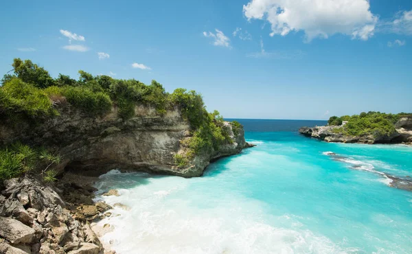 Endonezya Bali Yakınlarındaki Blue Bay Lagünü Nusa Penid — Stok fotoğraf