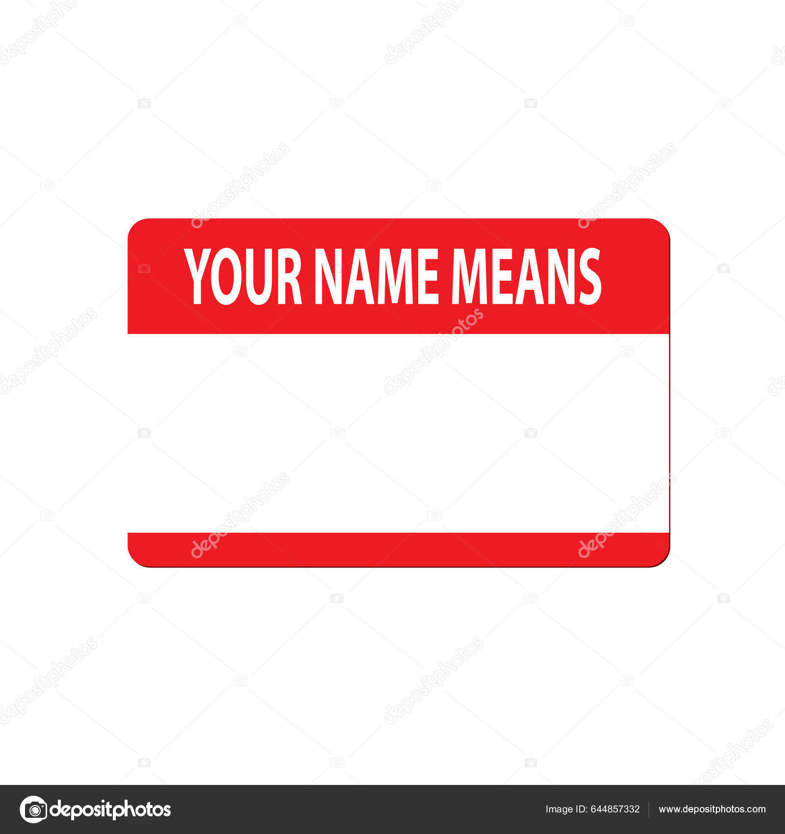 whats your name clipart