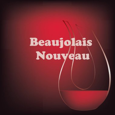 Sürahili Beaujolais Nouveau posteri