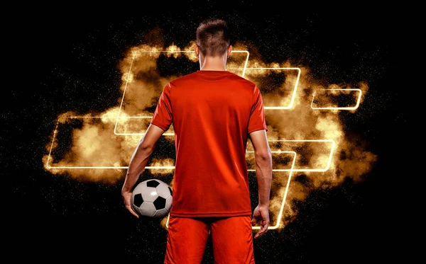 Ιδέα Του Soccer Αθλητικά Στοιχήματα Στο Ποδόσφαιρο Σχεδιασμός Για Bookmaker — Φωτογραφία Αρχείου