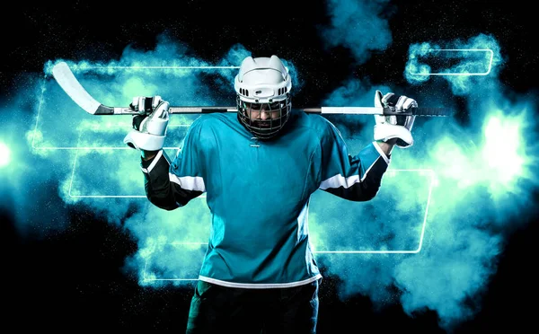 Ice Hockey Player Download High Resolution Photo Sports Betting Advertisement — Stock Photo, Image