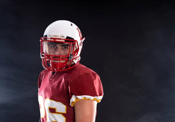 American Football Player Banner Ads Template Sports Magazine Websites Articles — Stock Photo, Image