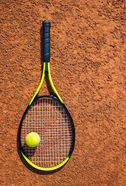 Tennis Rackets Sportveld Ballen Download Een Hoogwaardige Foto Met Peddel — Stockfoto