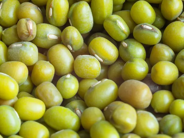 Ervilhas Mung Bean Close Top View Vegetarian Ingredientes Alimentares — Fotografia de Stock