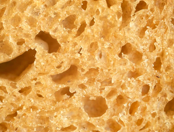 Oberfläche Von Roggenbrot Nahaufnahme Von Oben Selbstgebackenes Brot — Stockfoto