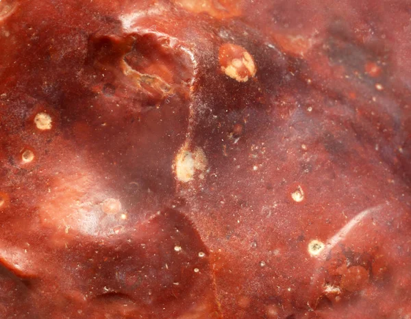 Červená Kamenná Povrch Povrch Křemíkového Kamene — Stock fotografie