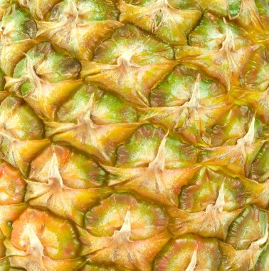 Ananas kabuğu dokusu, arka plan olarak kullanılabilir. ananas meyve yüzeyi dokusu yakın plan.