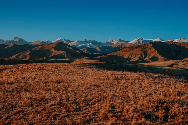 Hory Podzim Kyrgyzstán Krajina — Stock fotografie