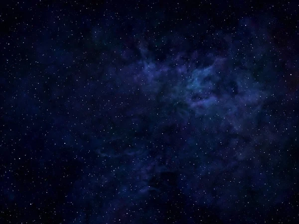 Nachthimmel Mit Sternen Digitale Illustration — Stockfoto