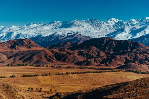 Autumn Mountains Landscape Kyrgyzstan — Stock Photo, Image