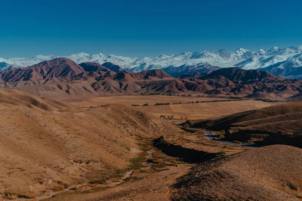 Montagnes Automne Kirghizistan Paysage — Photo